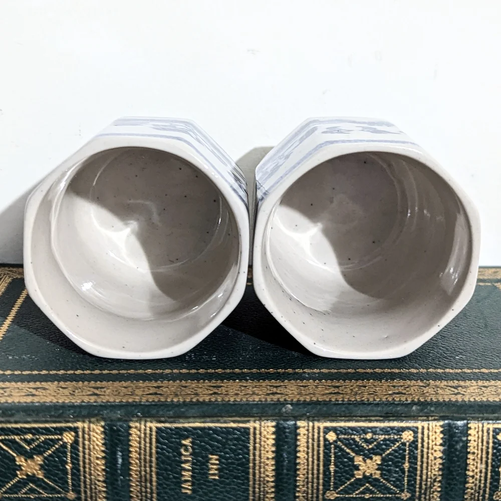 Set of 2 Pier 1 Japanese Tea Cups Pier 1 Willow Tea Cups Pier 1 Japanese Willow